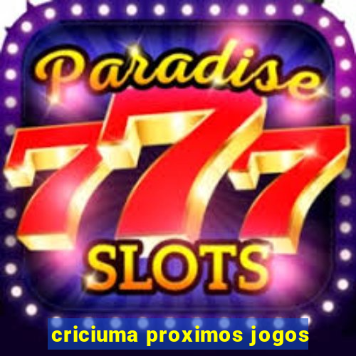 criciuma proximos jogos